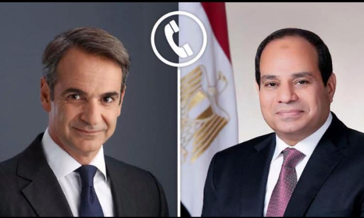 الرئيس السيسي يؤكد تضامن مصر الكامل مع اليونان في مواجهة تداعيات حرائق الغابات 