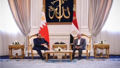 الرئيس السيسي يستقبل ملك البحرين اليوم لبحث مستجدات القضايا الإقليمية والدولية 