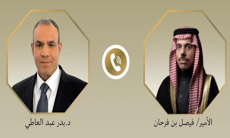 وزير الخارجية يبحث مع نظيره السعودي مستجدات الأوضاع الإقليمية واحتواء التصعيد 