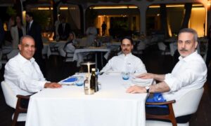 فى لقاء اخوى وزيرالخارجية يبحث بالعلمين مع نظيريه التركي والسعودي مستجدات الأوضاع بالمنطقة