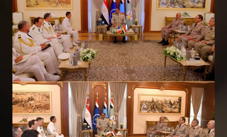 المتحدث العسكرى: وزير الدفاع ورئيس الأركان يلتقيان رئيس أركان الجيوش الفرنسية 