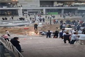 وزارةالصحة: مصرع 3 أشخاص واصابة 11 فى حادث مول أرابيلا بلازا بالقاهرة الجديدة