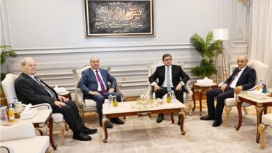 رئيس المخابرات العامة يستقبل وفد السلطة الفلسطينية