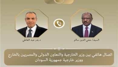 وزيرالخارجية يبحث هاتفيا مع نظيره السوداني تطورات الأوضاع 
