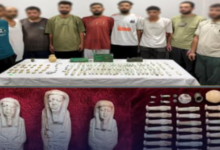 كنز أثري بحوزة تشكيل عصابي والداخلية تضبط المتهمين عُثر بحوزتهم على 118 قطعة