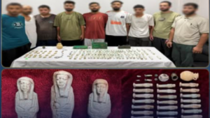 كنز أثري بحوزة تشكيل عصابي والداخلية تضبط المتهمين عُثر بحوزتهم على 118 قطعة