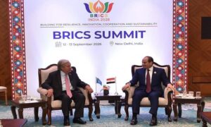 الرئيس السيسي يجدد تقدير مصر للجهود الكبيرة التي بذلها أمين عام الأمم المتحدة