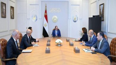 الرئيس السيسي يشيد بالنجاح الذي حققته مجموعة "أورنج" العالمية في مصرخلال استقبالة الرئيسة التنفيذية لمجموعة "أورنج" العالمية 