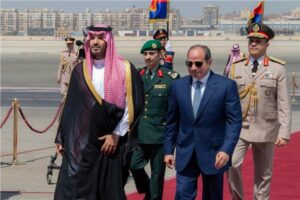 الرئيس السيسي يستقبل الأمير محمد بن سلمان لبحث سبل التعاون بين البلدين