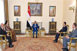 الرئيس السيسي يستقبل رئيس تيار الحكمة العراقي ويؤكد على مواصلة العراق بدور بنّاء لتعزيز الأمن الجماعي للدول العربية وصون مقدرات شعوب المنطقة