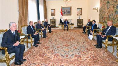 الرئيس السيسي يوجه دعوة لـ «ميلوني» لزيارة مصر ويؤكد تطور العلاقات مع إيطاليا 