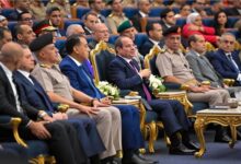 الرئيس السيسي يشهد حفل تخرج الدورة رقم 6 للجهات والهيئات القضائية 