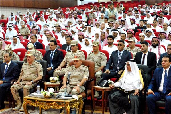 المتحدث العسكرى: القوات المسلحة تنظم عدداً من اللقاءات مع شيوخ وعواقل سيناء ومطروح 