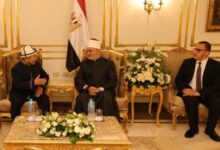 المفتي ورئيس الإدارة الدينية لمسلمي قيرغيزستان يبحثان التعاون المشترك