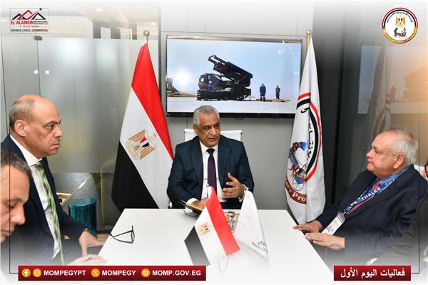  الدولة للإنتاج الحربي يلتقي الرئيس التنفيذي لمجموعة «تاليس» العالمية 