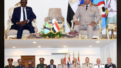 المتحدث العسكرى: وزير الدفاع ورئيس الأركان يلتقيان عددًا من قادة الوفود العسكرية 