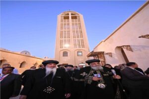 البابا تواضروس يصل دير الأنبا صموئيل المعترف بجبل القلمون 