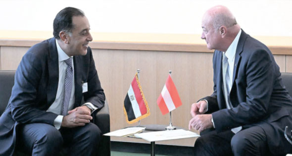 على هامش الدورة الـ 81 للجمعية العامة للأمم المتحدة مستشار النمسا يستقبل رئيس الوزراء في نيويورك
