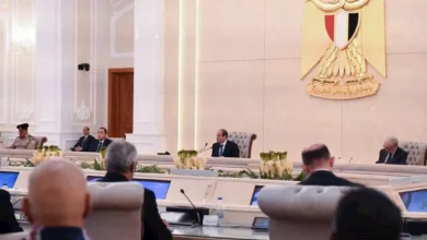 الرئيس الرئيس مصر ليس لديها أجندة خفية.. وعدم تسوية القضية الفلسطينية سبب توتر المنطقة ويؤكد نعطى مساحة لحلول سلمية بشأن سدود إثيوبيا لكن ليس على حساب وجود مصر