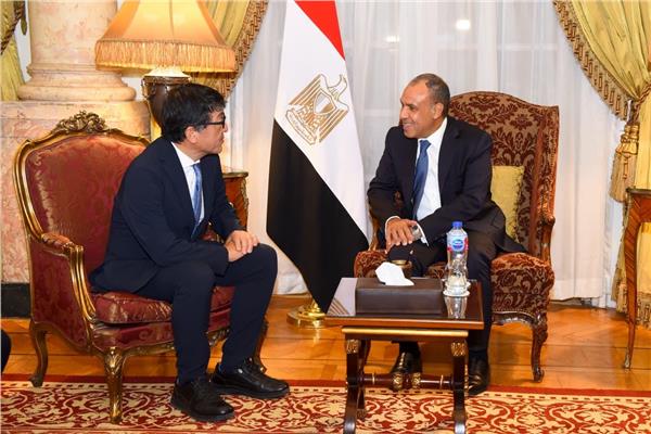 وزيرالخارجية يستقبل الرئيس التنفيذي لمجموعة "تويوتا تسوشو" اليابانية 