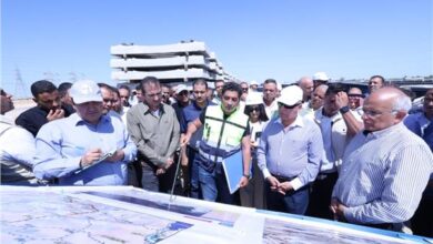 وزارة النقل يتابع تنفيذ مشروع خط سكة حديد «الفردان - بئر العبد - العريش - طابا» بطول 500 كم