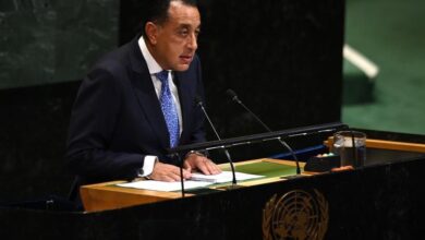 خلال كلمة مصر فى الدورة الـ81 للجمعية العامة للأمم المتحدة رئيس الوزراء الأمن المائي لمصر قضية وجودية وحقها في حمايته مكفول دوليا