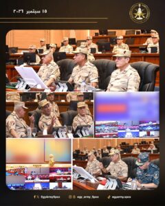 المتحدث العسكرى :وزير الدفاع يشهد تنفيذ المرحلة الرئيسية لمشروع مراكز القيادة الإستراتيجي التعبوي بنطاق الجيش الثالث الميداني