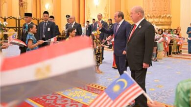 بعد مغادرته.. الرئيس السيسي يوجه رسالة محبة وامتنان لملك ماليزيا والشعب على حفاوة الاستقبال 