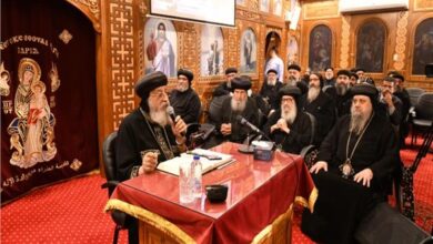 البابا تواضروس يعلن دعم الكنيسة لتوجيهات الرئيس السيسي 
