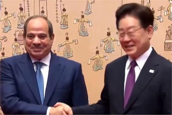 الرئيس السيسي: الشراكة المصرية الكورية تعزز التنمية وتدعم الاستقرار والأمن الدوليين 