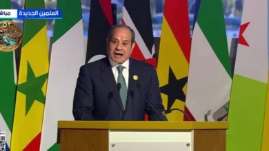 الرئيس السيسي: التعاون في إدارة الأنهار العابرة للحدود يجب أن يستند للقانون الدولي  