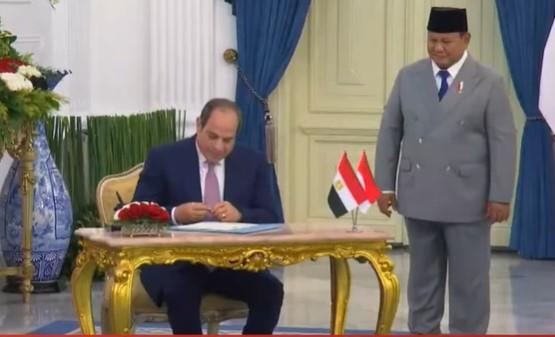 مراسم استقبال رسمية للرئيس السيسي في القصر الرئاسي بالعاصمة الإندونيسية جاكرتا 