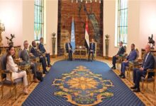 الرئيس السيسي يستقبل سكرتير عام الأمم المتحدة 