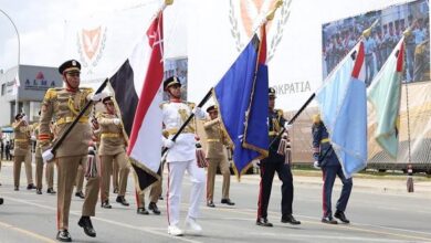 المتحدث العسكرى : القوات المسلحة المصرية تشارك فى الاحتفال بالذكرى الـ «66» لاستقلال قبرص