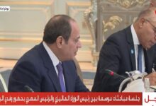 جلسة مباحثات موسعة بين الرئيس السيسى ورئيس وزراء ماليزيا بحضور وفدى البلدين 