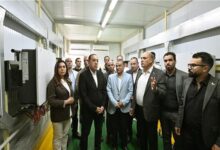 رئيس الوزراء يفتتح مشروع محطة الطاقة الشمسية بشركة النصر للبترول بالسويس بقدرة 1.2  ميجاوات  