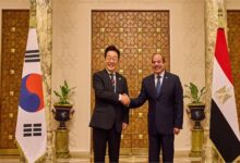 مصروكوريا يتفقان على العمل المشترك لتحقيق السلام في الشرق الأوسط