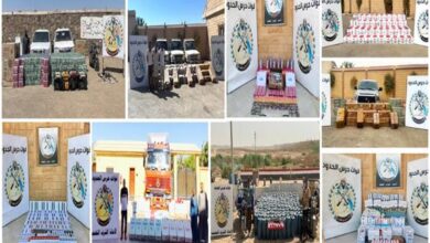 المتحدث العسكرى: العين الساهرة لقوات حرس الحدود تواصل توجيه ضرباتها القاصمة للمهربين والعناصر الإجرامية
